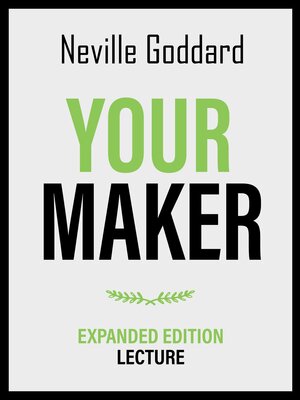 cover image of Your Maker--Expanded Edition Lecture